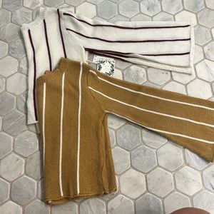 2 Chelsea and violet girls size large sweaters